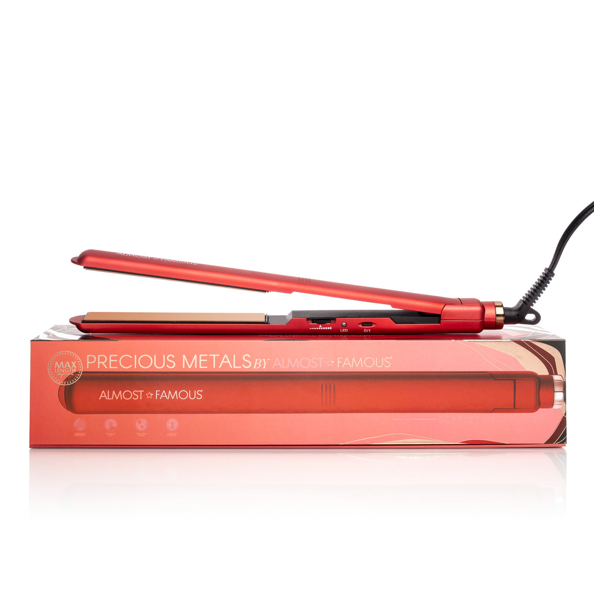 Almost Famous MaxLength 1" Titanium Flat Iron