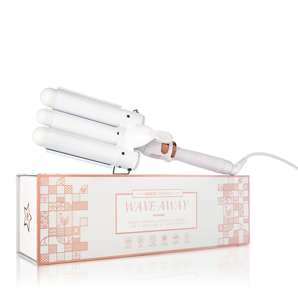 Wave Away Triple-Barrel Hair Waver