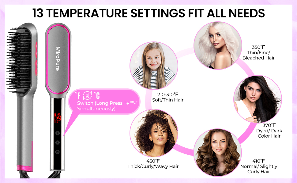 13-Setting Ionic Straightening Brush