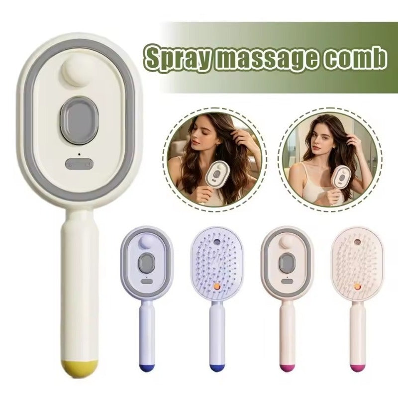 Rechargeable Mist Hair Brush